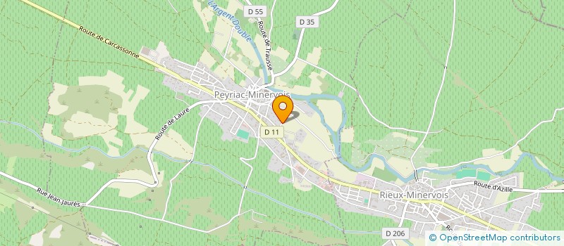 localisation de l'entreprise MONSIEUR JOHANNES SANNWALD  CAUNES MINERVOIS