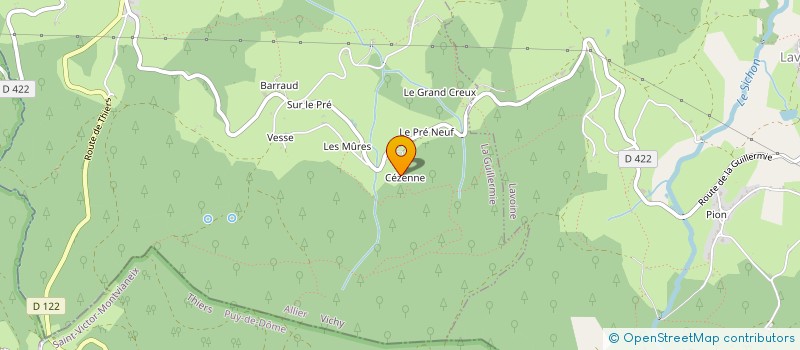 localisation de l'entreprise MONSIEUR JOHANNES TIMPEN  LA GUILLERMIE