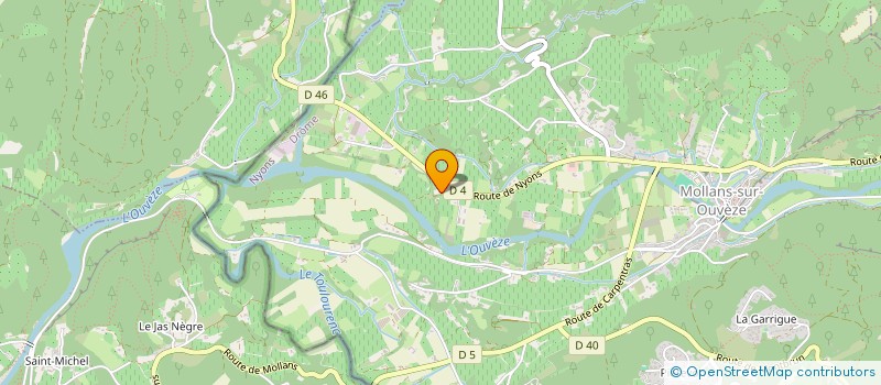 localisation de l'entreprise MONSIEUR JOHANNES VAN NOORT  MOLLANS-SUR-OUVEZE