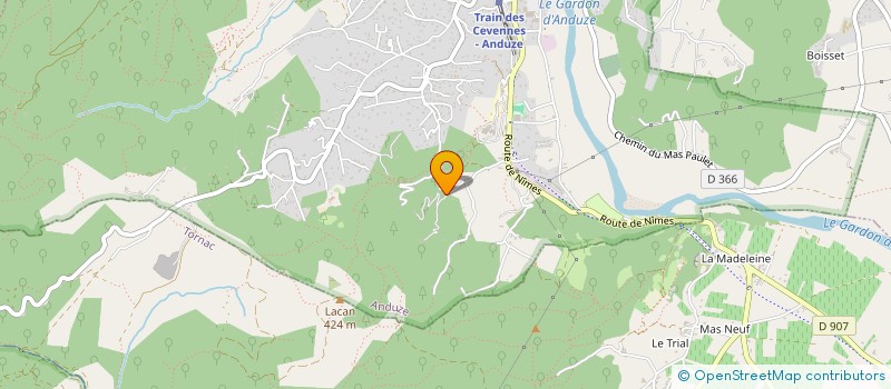 localisation de l'entreprise MONSIEUR JOHANNES VAN SCHAIK à ANDUZE