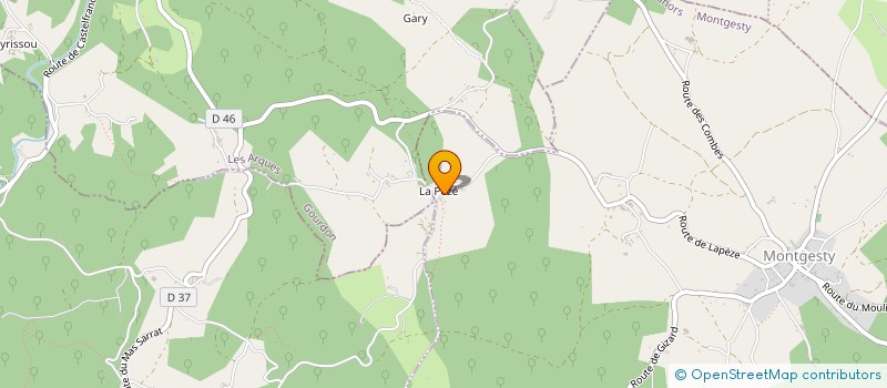 localisation de l'entreprise MONSIEUR JOHANNES VAN WAARDEN  MONTGESTY