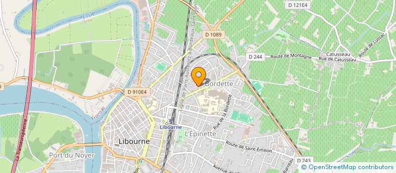 localisation de l'entreprise MONSIEUR JOHANNES WIEGERS à LIBOURNE
