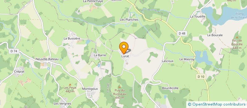 localisation de l'entreprise MONSIEUR JOHANNES WOUTERS  LE GRAND-BOURG