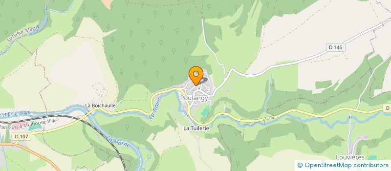 localisation de l'entreprise MONSIEUR JOHANNY GROMAIRE à POULANGY