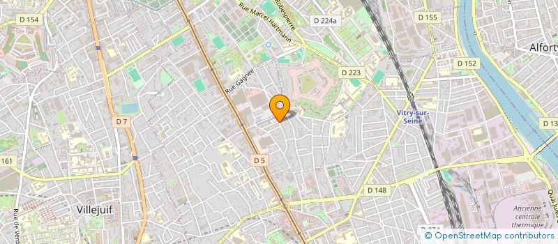 localisation de l'entreprise MONSIEUR JOHARY RAJOELISON à VITRY-SUR-SEINE