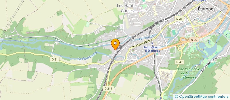 localisation de l'entreprise MONSIEUR JOHN ADNOT à ETAMPES