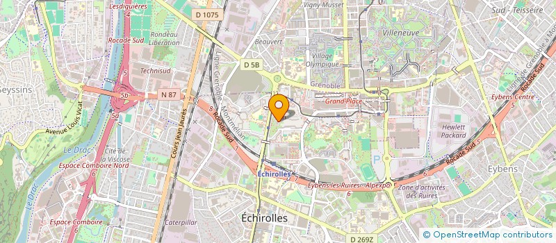 localisation de l'entreprise MONSIEUR JOHN AGBI à ECHIROLLES