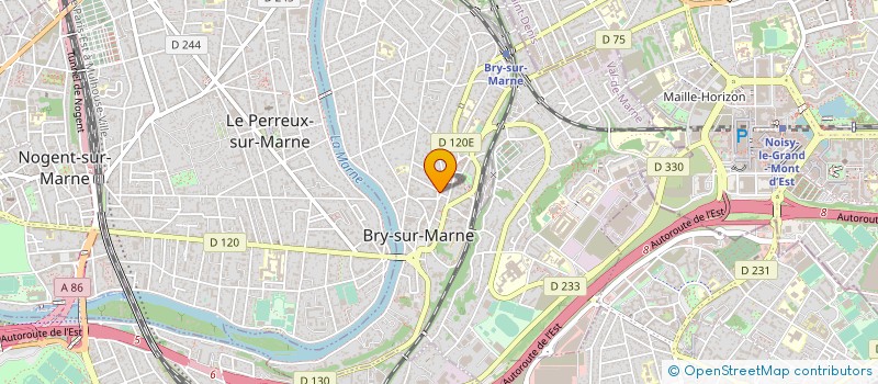 localisation de l'entreprise MONSIEUR JOHN AIRSON  BRY-SUR-MARNE