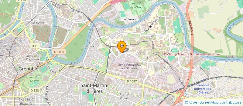 localisation de l'entreprise MONSIEUR JOHN-ALLAN MADEDE NGANGA à SAINT-MARTIN-D'HERES