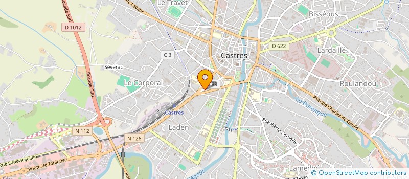 localisation de l'entreprise MONSIEUR JOHN ALLICIO à CASTRES