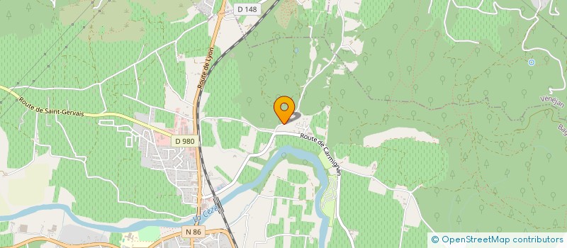 localisation de l'entreprise MONSIEUR JOHN BARANGE  BAGNOLS-SUR-CEZE