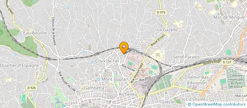 localisation de l'entreprise MONSIEUR JOHN BARBOSA AMARAL  NIMES