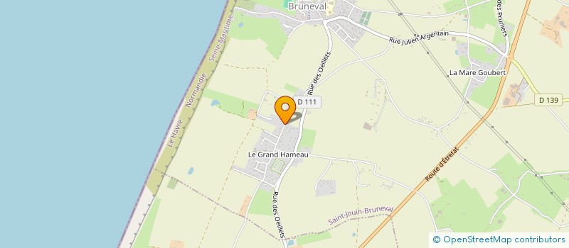 localisation de l'entreprise MONSIEUR JOHN BARKER  SAINT-JOUIN-BRUNEVAL