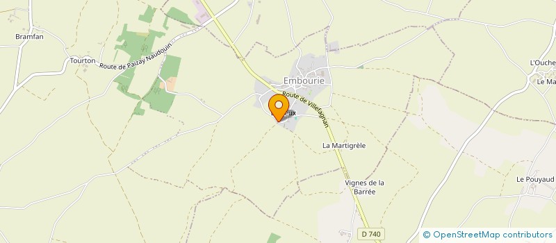 localisation de l'entreprise MONSIEUR JOHN BARLOW à PAIZAY-NAUDOUIN-EMBOURIE