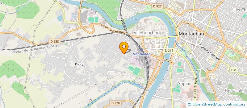 localisation de l'entreprise MONSIEUR JOHN BAUER  MONTAUBAN