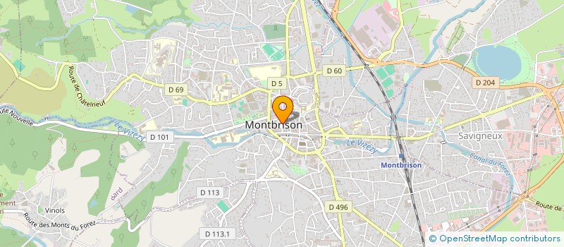 localisation de l'entreprise MONSIEUR JOHN BEAL à MONTBRISON