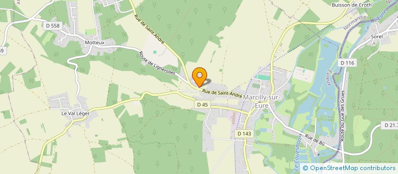 localisation de l'entreprise MONSIEUR JOHN BEASSE  MARCILLY-SUR-EURE