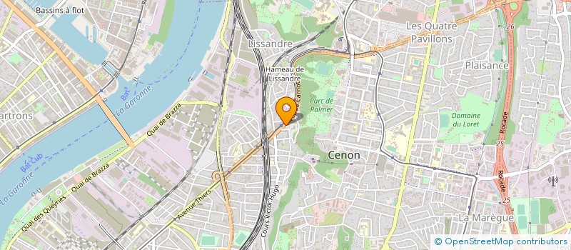 localisation de l'entreprise MONSIEUR JOHN BEAUSOLEIL  CENON