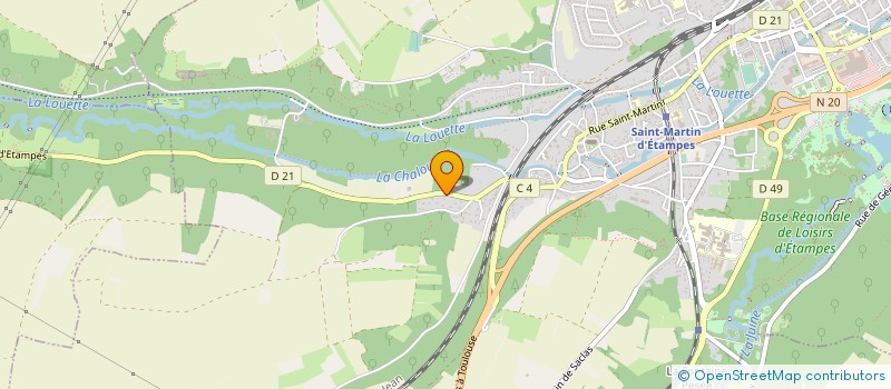 localisation de l'entreprise MONSIEUR JOHN BEENEN  ETAMPES