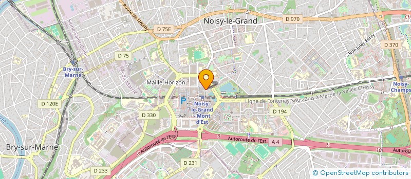 localisation de l'entreprise MONSIEUR JOHN BERNAL ROMERO  NOISY-LE-GRAND