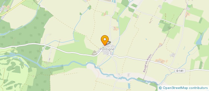 localisation de l'entreprise MONSIEUR JOHN BESTAUTTE  BAUGE-EN-ANJOU