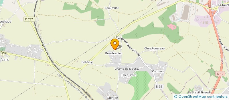 localisation de l'entreprise MONSIEUR JOHN BINEAU à VARS