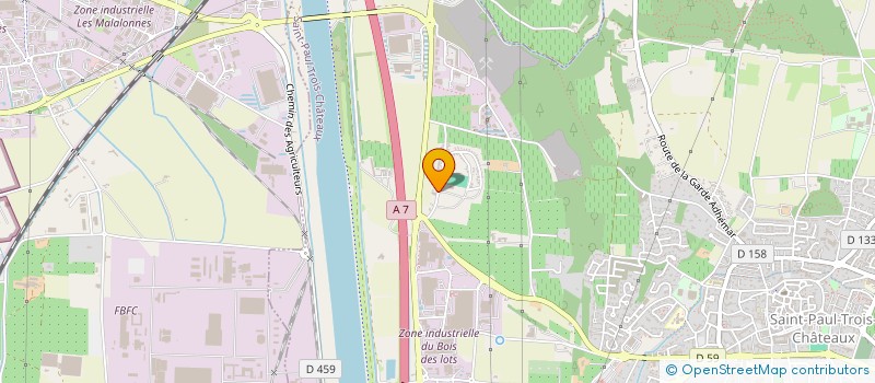 localisation de l'entreprise MONSIEUR JOHN BLANCHARD  SAINT-PAUL-TROIS-CHATEAUX