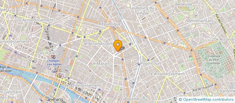 localisation de l'entreprise MONSIEUR JOHN BONNEAU  PARIS