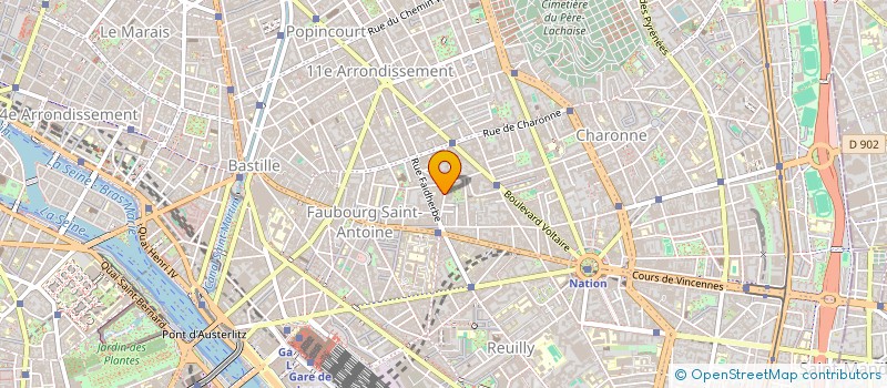 localisation de l'entreprise MONSIEUR JOHN BOTTAIS à PARIS