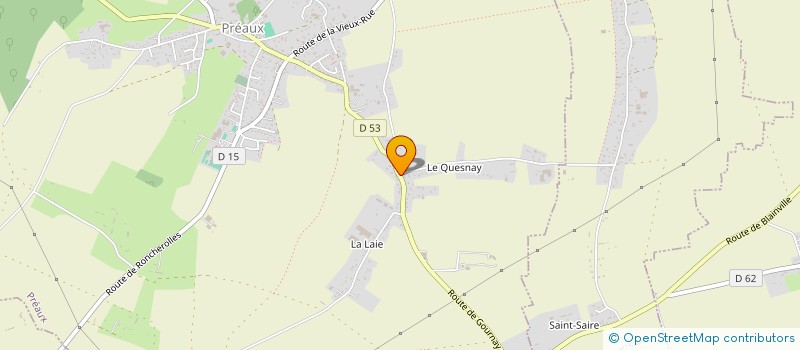 localisation de l'entreprise MONSIEUR JOHN BROSNAN  PREAUX