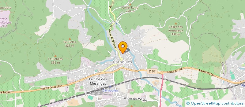 localisation de l'entreprise MONSIEUR JOHN BUSILLET  CARNOULES