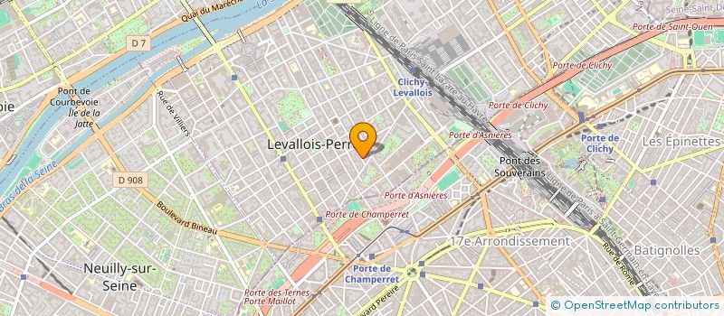 localisation de l'entreprise MONSIEUR JOHN CADENA SERRANO à LEVALLOIS-PERRET