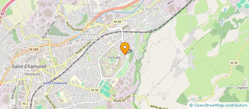 localisation de l'entreprise MONSIEUR JOHN CARCANY à SAINT-CHAMOND