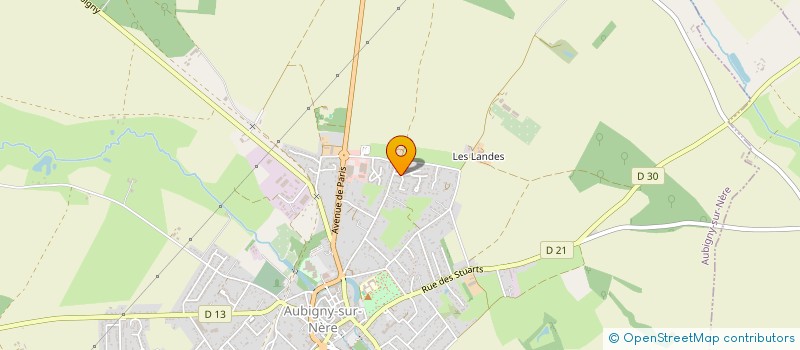 localisation de l'entreprise MONSIEUR JOHN CARPENTEAUX  AUBIGNY-SUR-NERE