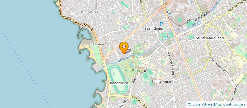 localisation de l'entreprise MONSIEUR JOHN CARRIERE  MARSEILLE