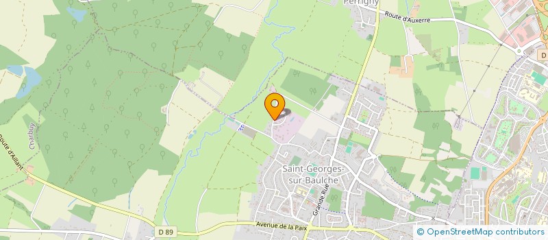 localisation de l'entreprise MONSIEUR JOHN CHAMOURIN  SAINT-GEORGES-SUR-BAULCHE