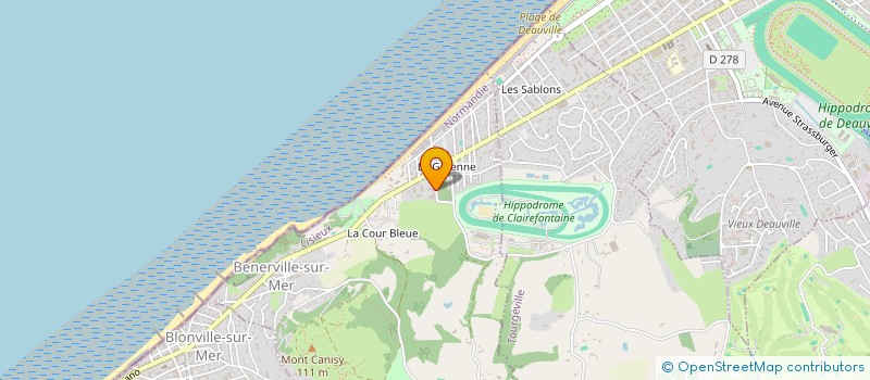 localisation de l'entreprise MONSIEUR JOHN CHARBIT  BENERVILLE-SUR-MER