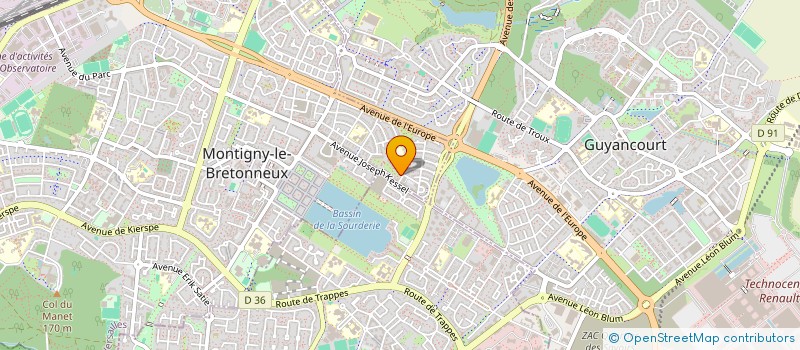 localisation de l'entreprise MONSIEUR JOHN CHOLLEY DJAGBA à MONTIGNY-LE-BRETONNEUX