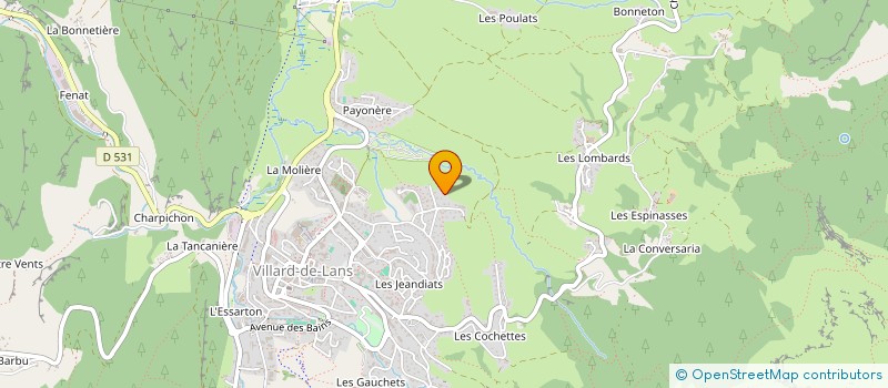 localisation de l'entreprise MONSIEUR JOHN COLAS  VILLARD-DE-LANS