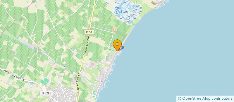 localisation de l'entreprise MONSIEUR JOHN COMBES  MARSEILLAN