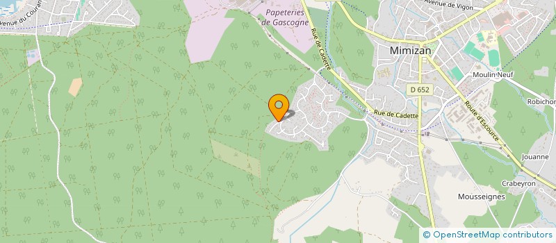 localisation de l'entreprise MONSIEUR JOHN COSTET  MIMIZAN
