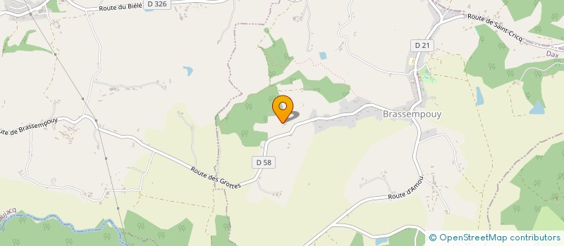 localisation de l'entreprise MONSIEUR JOHN COTTON  BRASSEMPOUY