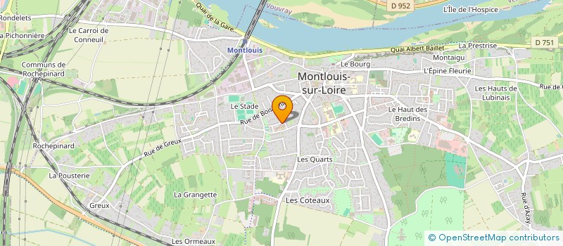 localisation de l'entreprise MONSIEUR JOHN COUPEZ  MONTLOUIS-SUR-LOIRE