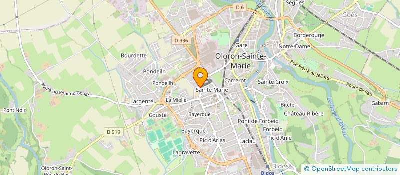 localisation de l'entreprise MONSIEUR JOHN CREUSOT à OLORON-SAINTE-MARIE