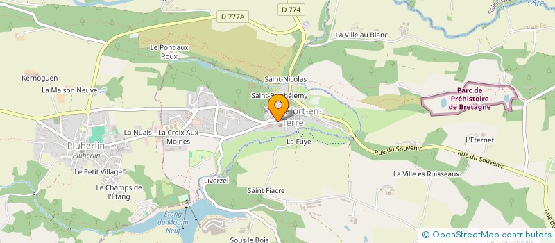 localisation de l'entreprise MONSIEUR JOHN CROSS à ROCHEFORT-EN-TERRE