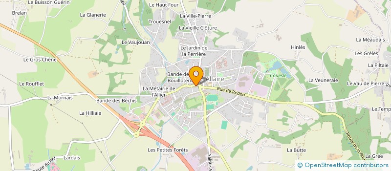 localisation de l'entreprise MONSIEUR JOHN CUTTS à ALLAIRE