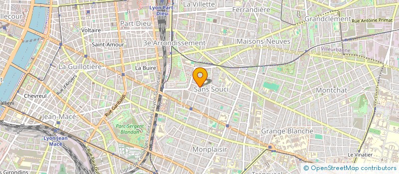 localisation de l'entreprise MONSIEUR JOHN D'AURIA  LYON