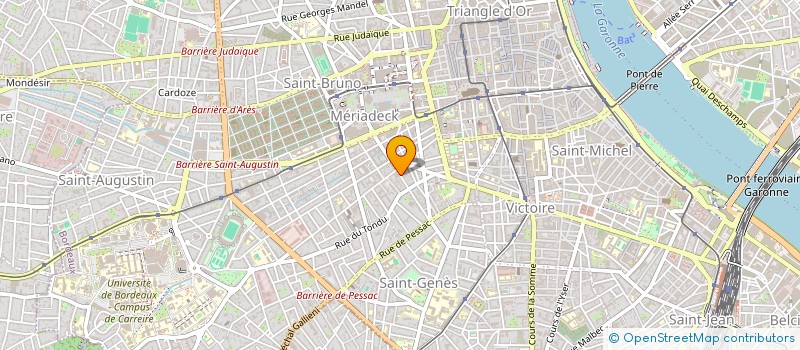 localisation de l'entreprise MONSIEUR JOHN DASSIE  BORDEAUX