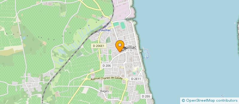 localisation de l'entreprise MONSIEUR JOHN DAVID  PAUILLAC