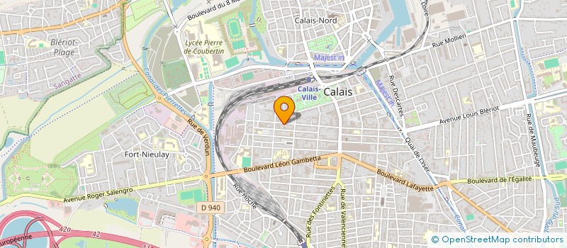 localisation de l'entreprise MONSIEUR JOHN DAVID  CALAIS